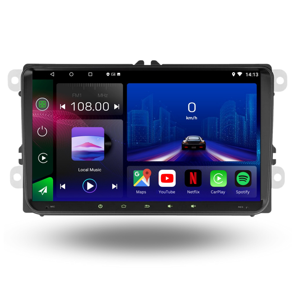 Volkswagen | Seat | Skoda | 9-Zoll-Display | Android 13 Autoradio | Apple CarPlay | Android Auto - AutoTunes