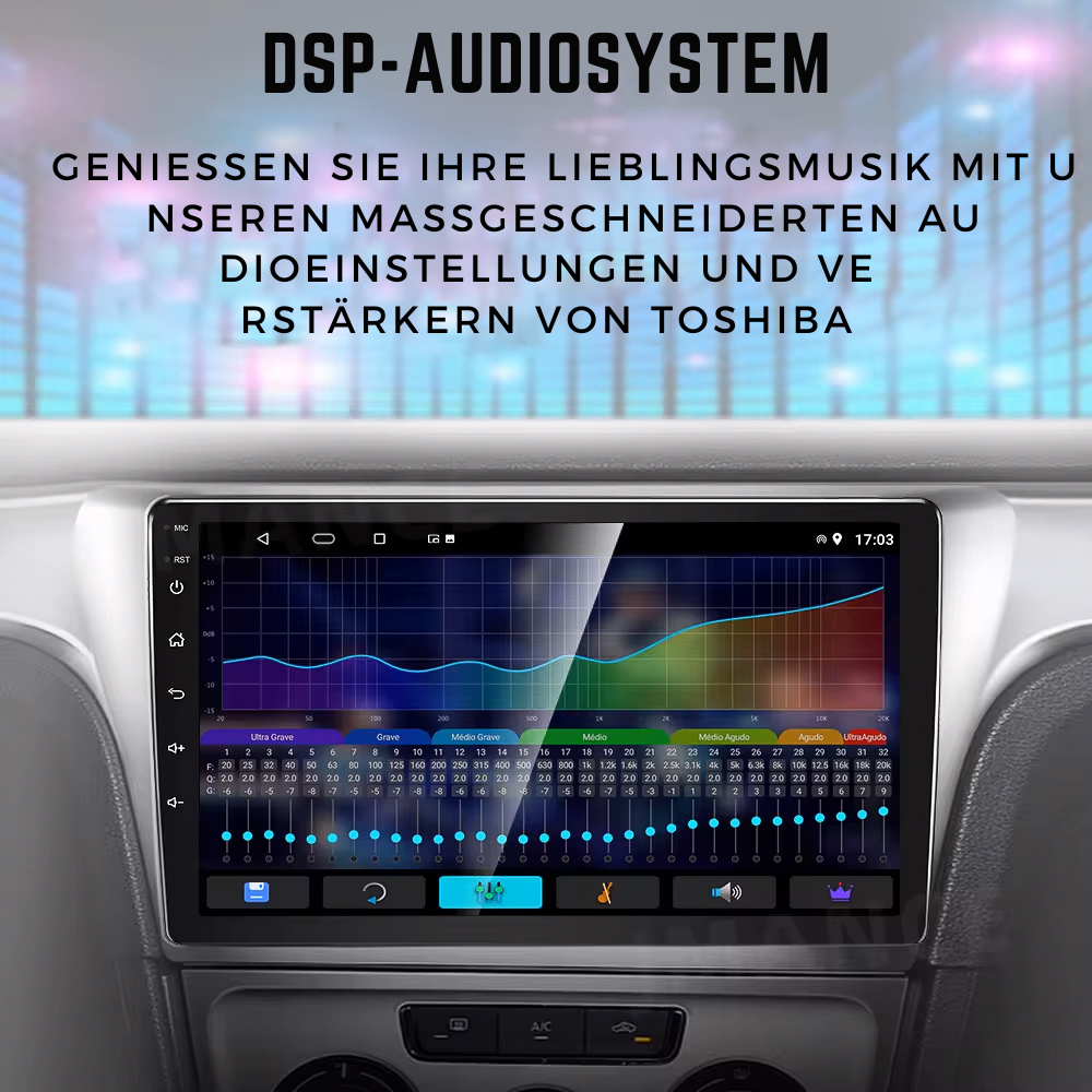 Volkswagen | Seat | Skoda | 8-Zoll-Display | Android 13 Autoradio | Apple CarPlay | Android Auto - AutoTunes