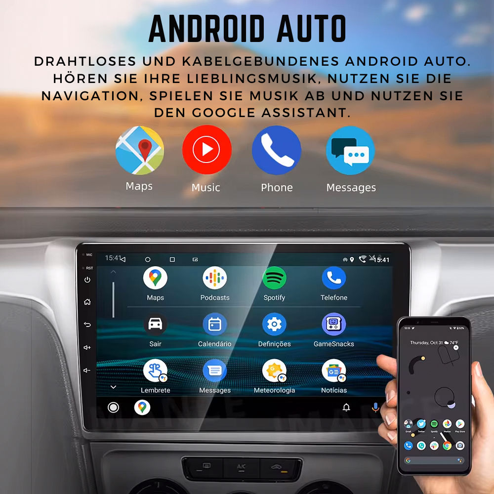 Kia Optima | 2011-2015 | Android 13 Autoradio | Apple CarPlay | Android Auto - AutoTunes