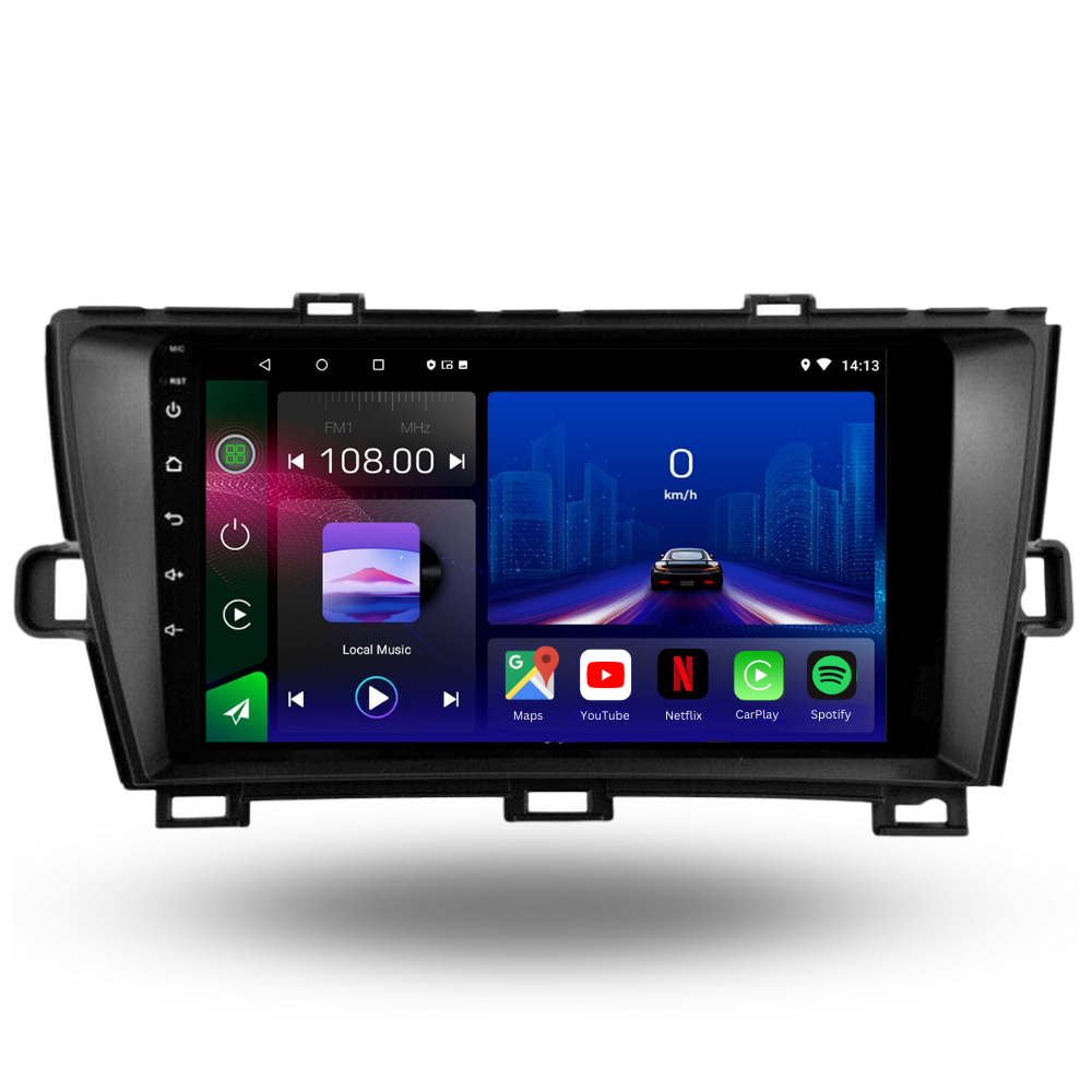 Toyota Prius | 2009-2015 | Android 13 Autoradio | Apple CarPlay | Android Auto - AutoTunes