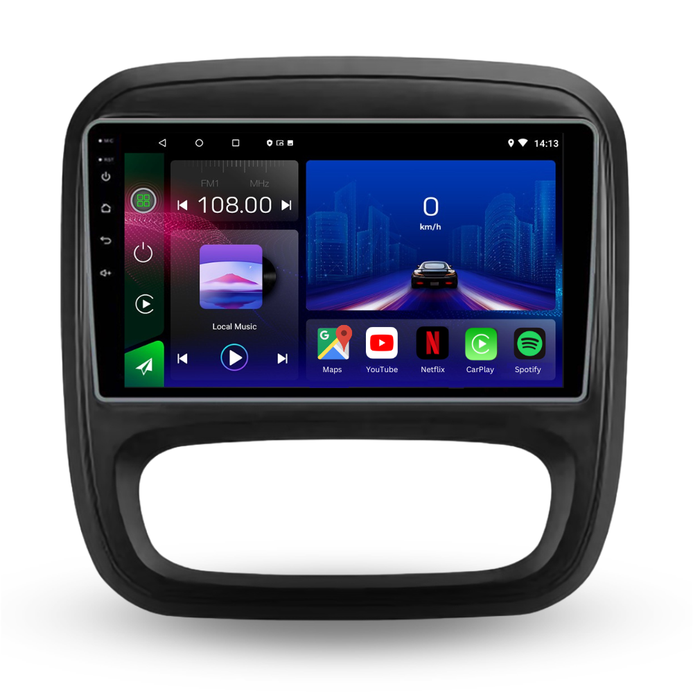 Opel Vivaro | Renault Traffic  | 2014-2021 | Android 13 Autoradio | Apple CarPlay | Android Auto - AutoTunes