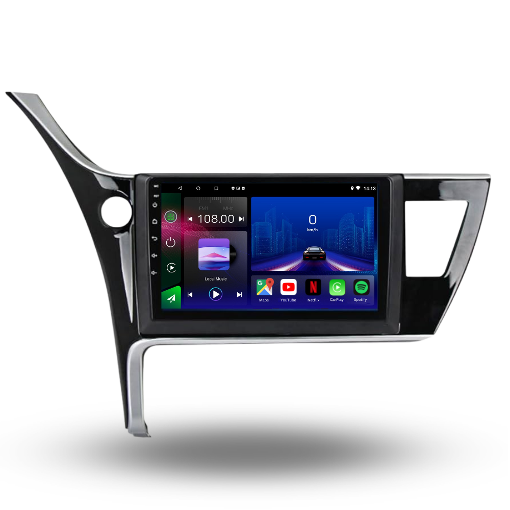 Toyota | Corolla Auris | 2016-2019 | Android 13 Autoradio | Apple CarPlay | Android Auto - AutoTunes