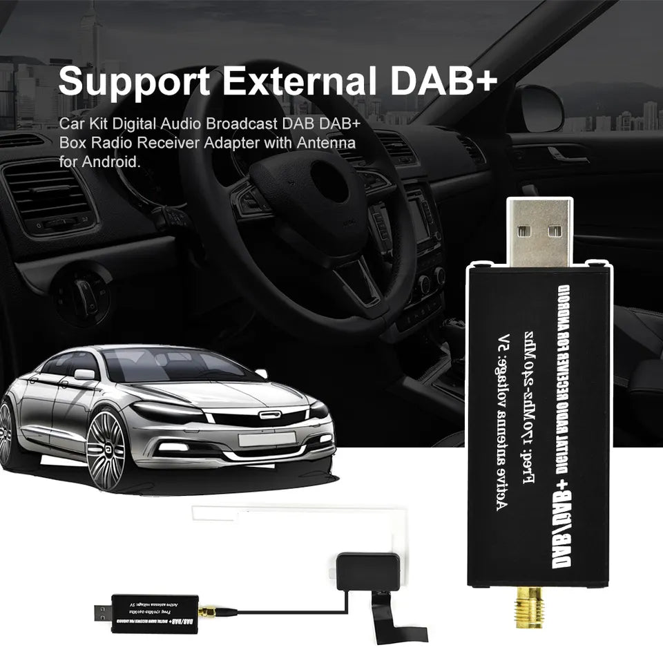 DAB+ Dongle-Antennenadapter für Android-Autoradio-Haupteinheit - AutoTunes